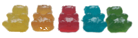 5 color d8 gummiebears